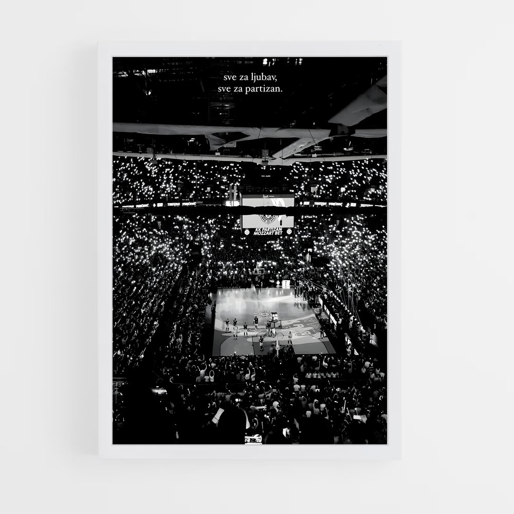 Poster L'Esprit de Partizan – affiche Basketball (vue 3)